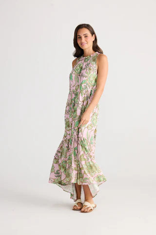 holiday Margot dress columbian floral HC24015-5