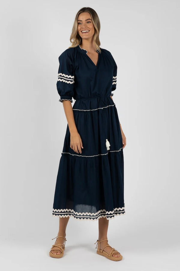 Humidity HS24321 Ziggy Maxi dress - navy