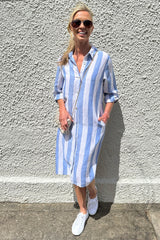 Gordon Smith  45961 Hamptons stripe dress - blue