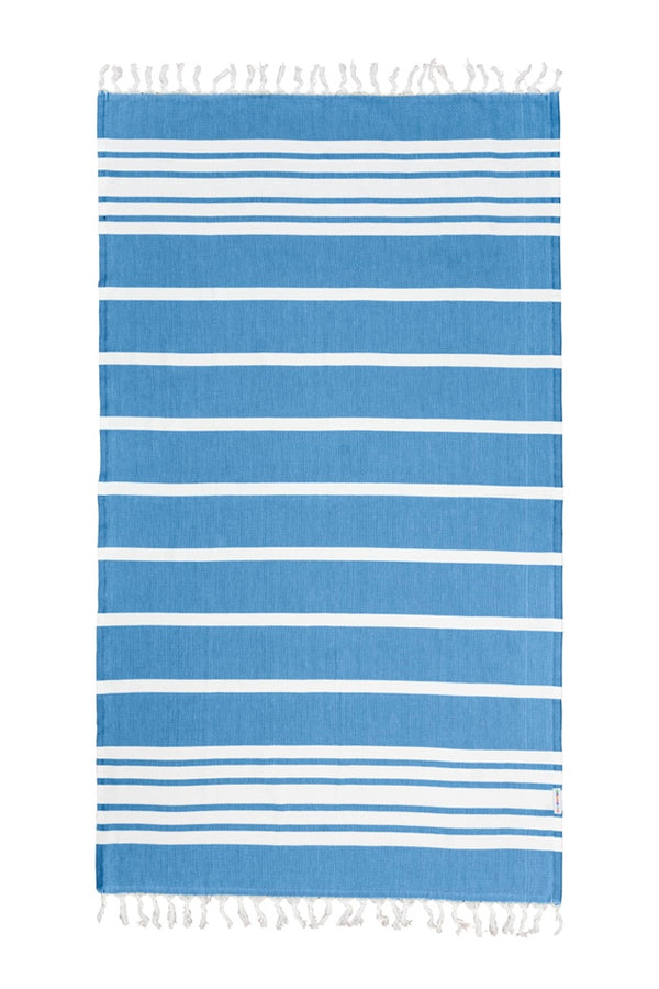 Hammamas Classic towel - blue, denim, denim twist