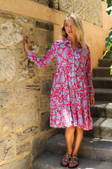 ivy & isabel annabelle dress - holiday print