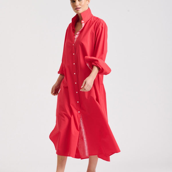 Shirty Pippa Longline dress - red