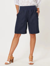 gordon smith joey waist linen short 43853