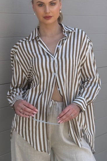 White Closet - Rush Stripe Shirt