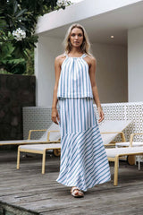 Humidity HS 24411 Santos skirt - blue stripe