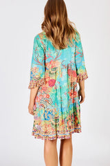 Lula Life - Sybil Dress - lagoon