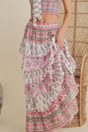 Talisman Paloma skirt - strawberry fields