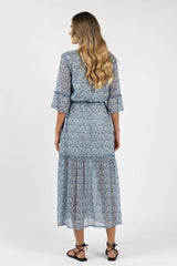 Humidity HS 24301  Fiesta Aries Dress - blue print