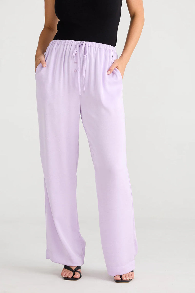 brave and true second valley pant lilac