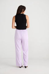 brave and true second valley pant lilac