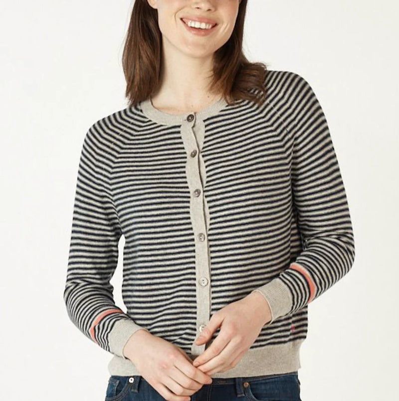 zaket & plover essential stripe cardigan ZP7148