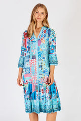 Lulalife Aliah Midi Dress lagoon