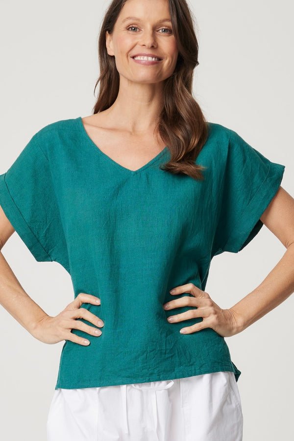 Cake 49010L  Talia top- green