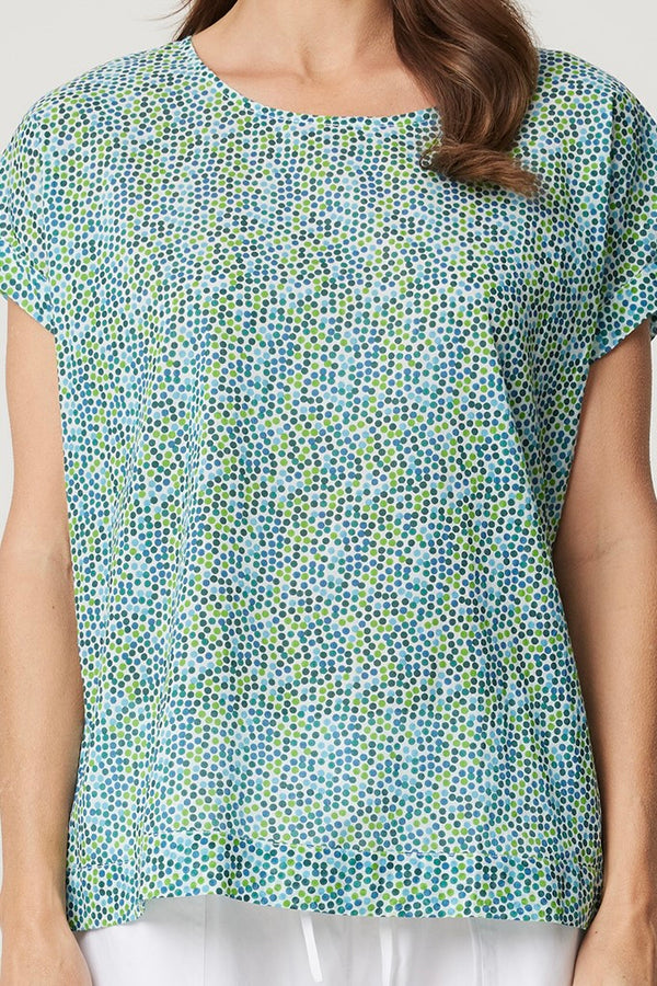 Cake Vicky Round neck 49005T -green spot