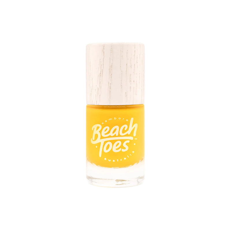 beach toes nail polish cool bananas