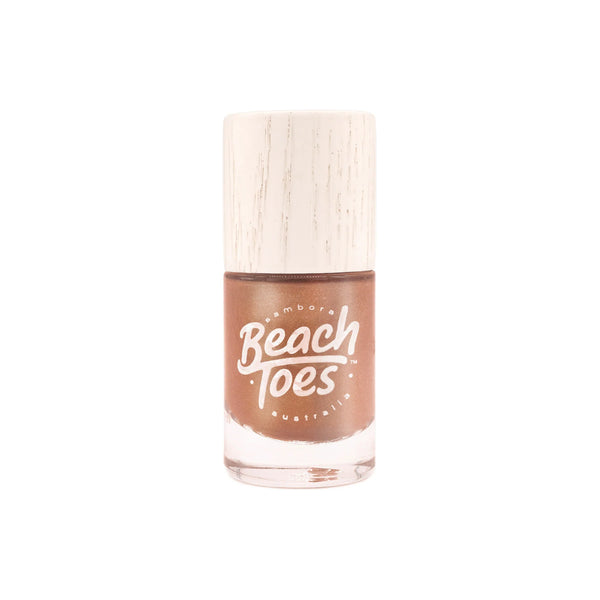 beach toes nail polish copper coast