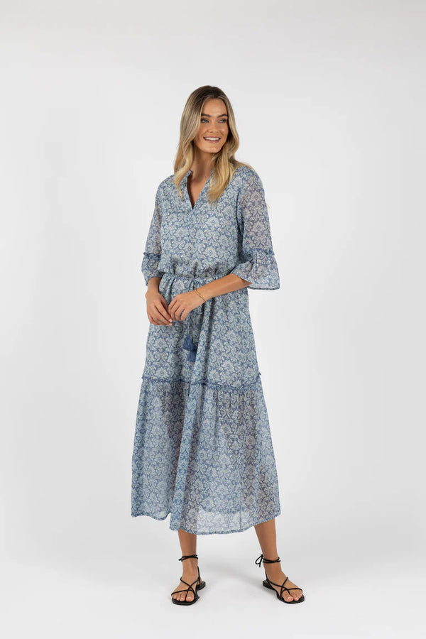 Humidity HS 24301  Fiesta Aries Dress - blue print