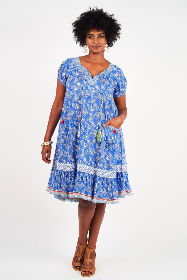 naudic sao paulo dress serenity blue