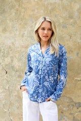 ivy & isabel caprice shirt seychelles print