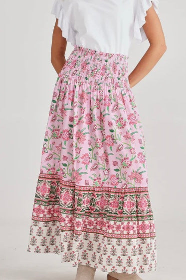 Talisman Sangria skirt - strawberry fields