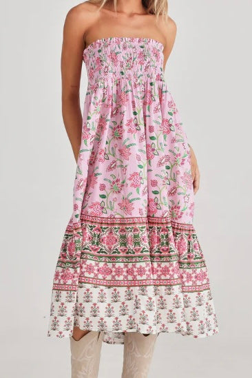 Talisman Sangria skirt - strawberry fields