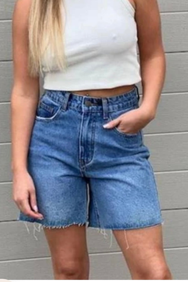 country denim malone longline short