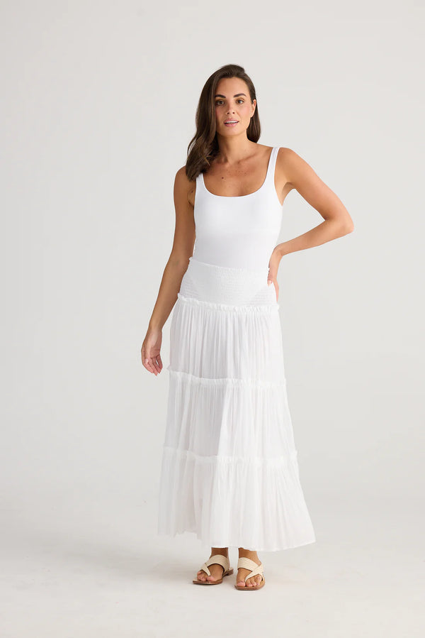 holiday pier skirt white HC24022-2