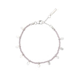 murkani rose quartz bracelet in sterling silver CRSB13