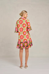 Alessandra Noni Dress 279Q - viva white print