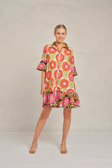 Alessandra Noni Dress 279Q - viva white print