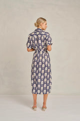 Alessandra Caden Dress 1.410Q - eden navy print