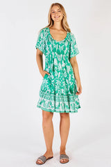 lulalife Agatha Midi Dress Sea