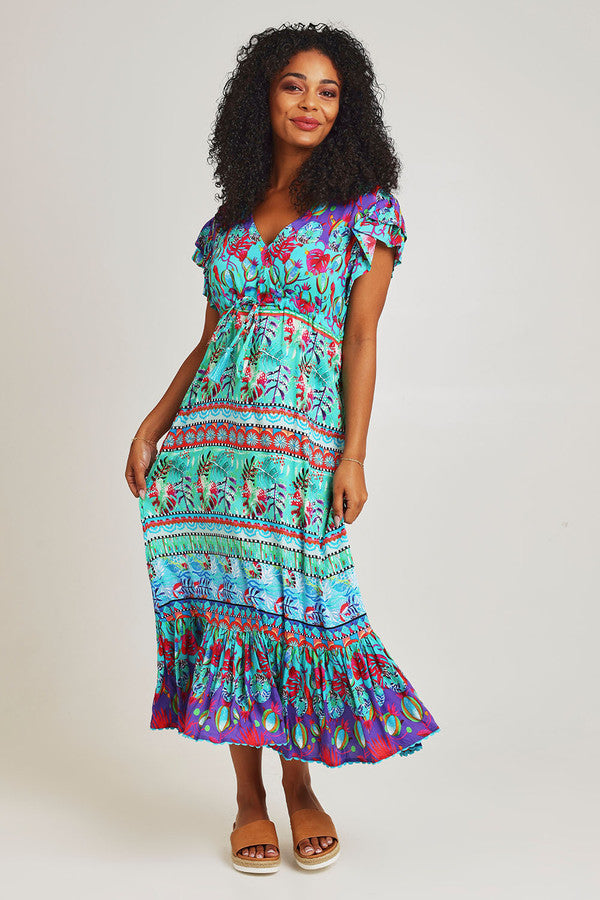 Lulalife Elisie Midi dress sea