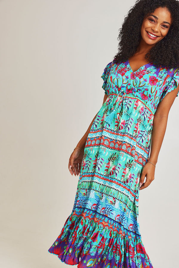 Lulalife Elisie Midi dress sea