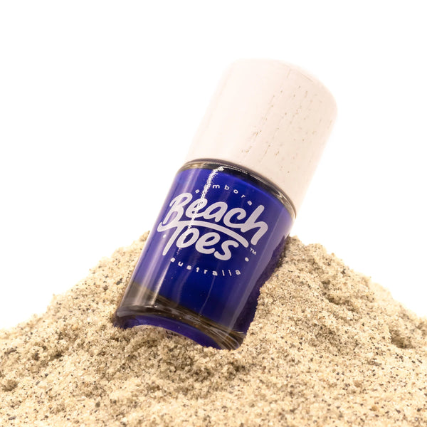 beach toes nail polish royal marine