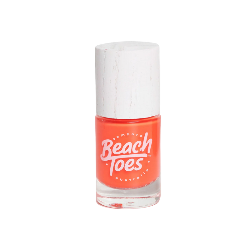 beach toes nail polish starfish