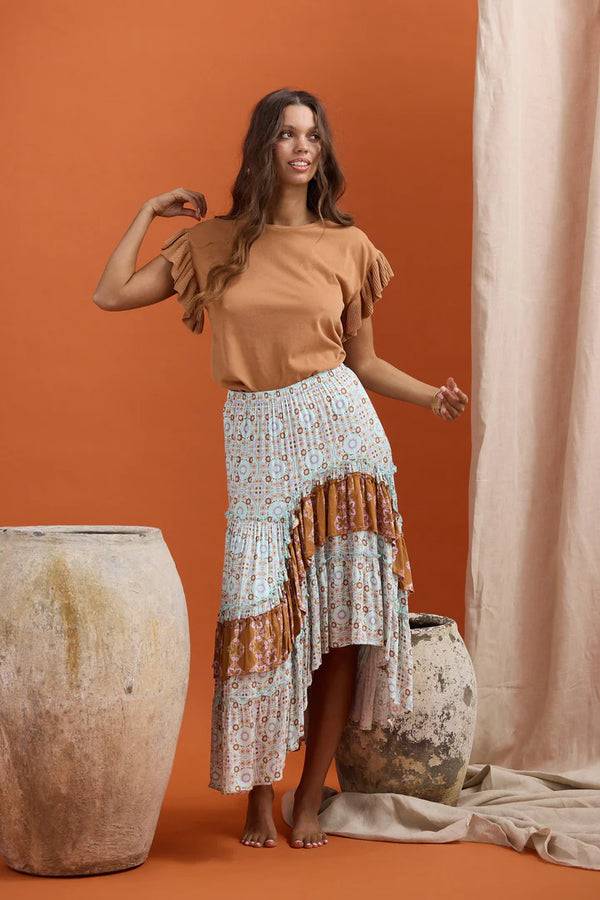 talisman sassy skirt medina blue