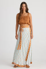 talisman aphrodite skirt medina blue TA24306-3