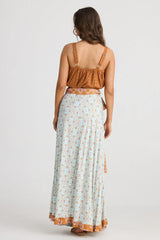 talisman aphrodite skirt medina blue TA24306-3