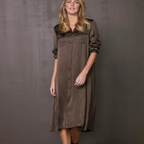 nu valina dress dark brown NU8110-23