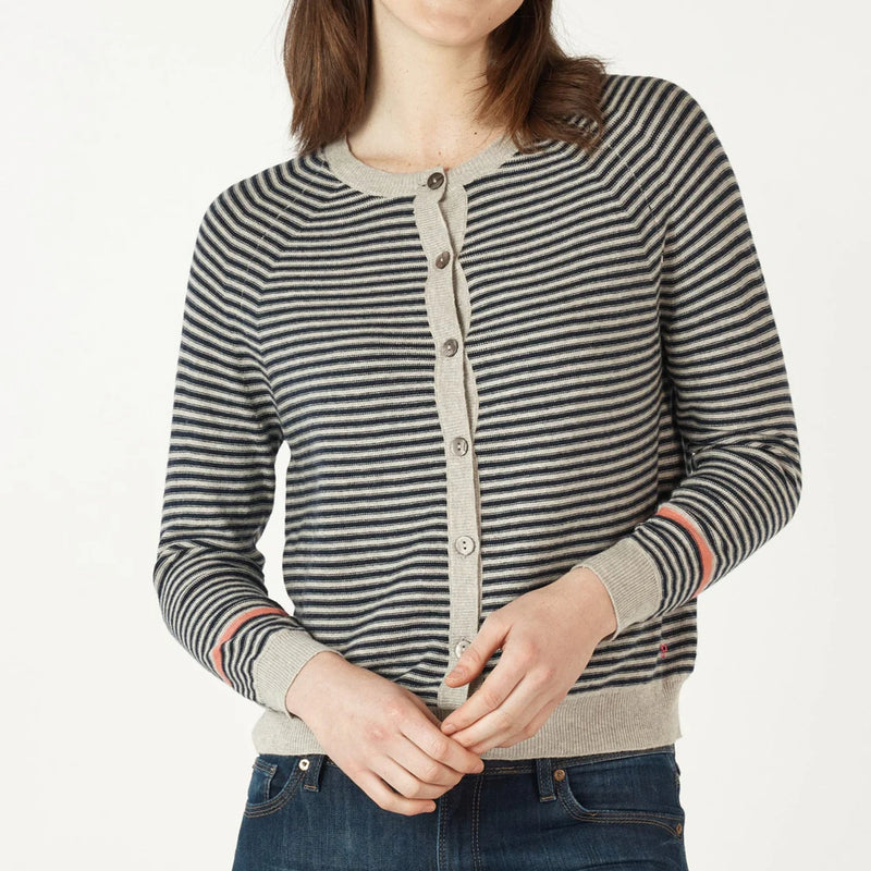 zaket & plover essential stripe cardigan ZP7148