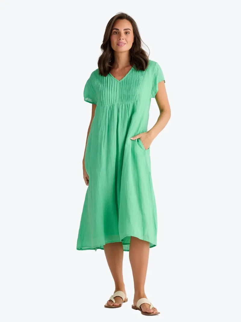 holiday alfresco dress apple gauze HC24054-1