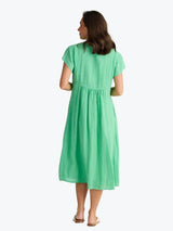 holiday alfresco dress apple gauze HC24054-1