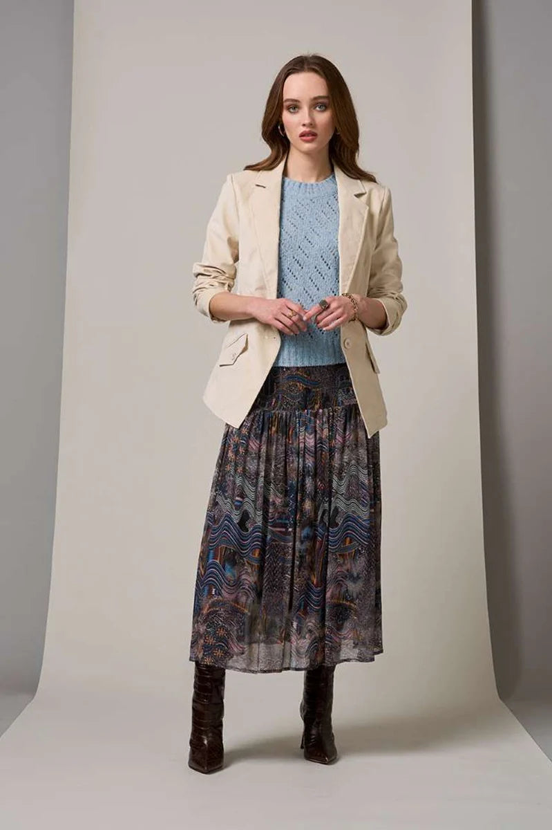 loobies story liberty skirt indigo multi LS2921