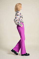 pom mila featherfest blouse ecru SP7956