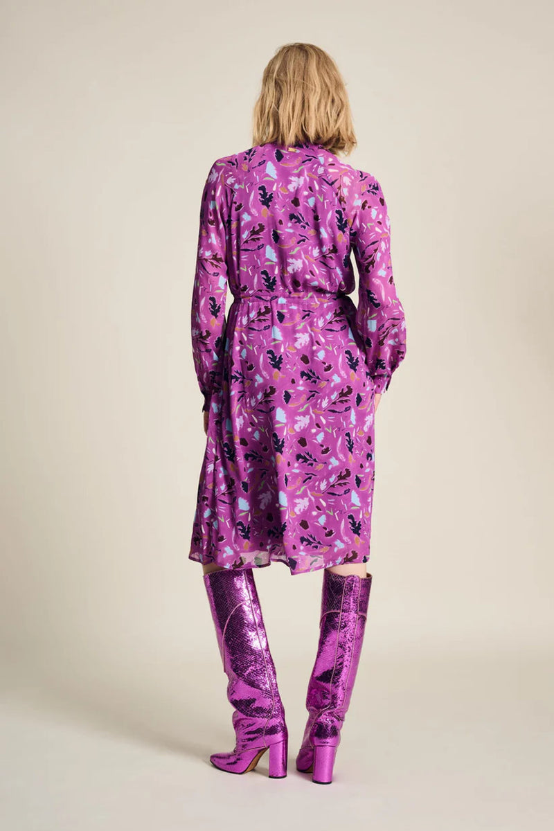 pom featherfest dress cactus pink SP7976