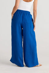 holiday fly away pant sapphire gauze HC24024-6